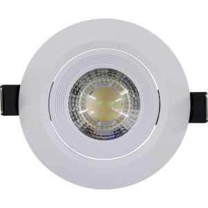 LED Spot χωνευτό GU10 7W 3000K/4000K/6500K 560lm IP20 λευκό (switchable) PC/PMMA