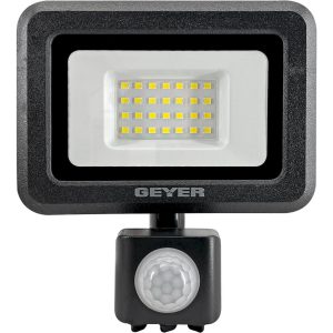 Προβολέας LED Economy 20W 6500K 1800lm IP65 μαύρος με ανιχνευτή κίνησης
