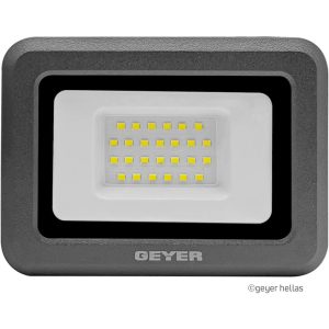 Προβολέας LED Economy 20W 6500K 1800lm IP65 μαύρος