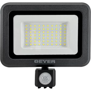 Προβολέας LED Economy 50W 4000K 4500lm IP65 μαύρος με ανιχνευτή κίνησης