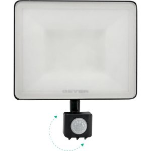 Προβολέας LED Frosty 50W 4000K 5000lm IP65 μαύρος με ανιχνευτή κίνησης