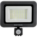Προβολέας LED Economy 50W 6500K 4500lm IP65 μαύρος με ανιχνευτή κίνησης