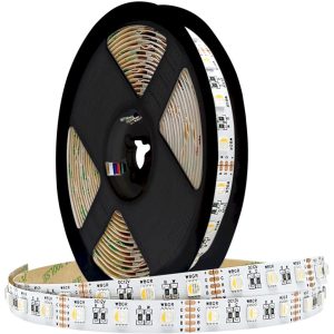 KIT Ταινίας LED 14,4W 12V RGBW IP20 2m + Αντάπτορας με διακόπτη + Χειριστήριο Wi-Fi RF 24 Key