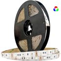 KIT Ταινίας LED 7W 12V RGB IP20 5m + Αντάπτορας με διακόπτη + Χειριστήριο IR 24Key