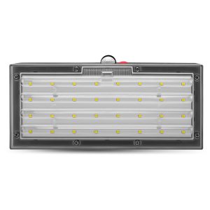 LED Ηλιακό Φωτιστικό Τοίχου 6W 6500K 800lm IP65 μαύρο