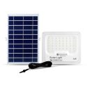 LED Ηλιακόs Προβολέας με τηλεχειριστήριο 6W 6500K 1030lm IP65 λευκός