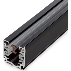 Ράγα τριφασική αλουμινίου μαύρη 2 μέτρα LTR-B2