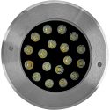 Φωτιστικό LED δαπέδου 18W 3000K 1000lm IP68 Φ175mm