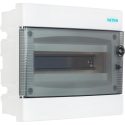 Πίνακας χωνευτός Άθως 1x12M διάφανη πόρτα IP40