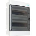 Πίνακας χωνευτός Άθως 2x12M διάφανη πόρτα IP40
