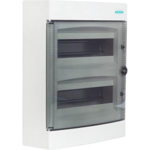 Πίνακας επίτοιxος Αίνος 2x12M διάφανη πόρτα IP40