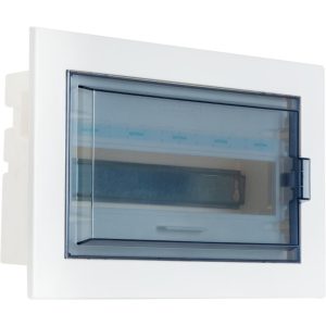 Πίνακας χωνευτός Vario 1x12M διάφανη πόρτα IP30