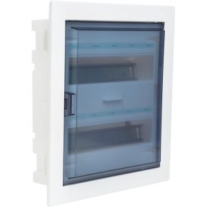 Πίνακας  χωνευτός Vario 2x12M διάφανη πόρτα IP30