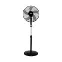 Ανεμιστήρας Ορθοστάτης 16” 40CM PRSF-80448 Primo Μαύρος-Γκρι 5Φτερά 50W