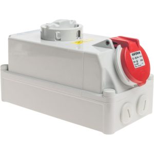 Ρευματοδότης επίτοιχος 4x16A 400V IP44