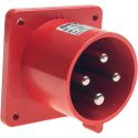 Ρευματοδέκτης χωνευτός φλάντζας 4x32A 400V IP44