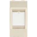 Πρίζα δικτύου 1 θέσης Ιβουάρ Cat.5e RJ45 UTP KS