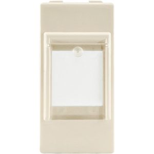Πρίζα δικτύου 1 θέσης Ιβουάρ Cat.5e RJ45 UTP KS