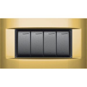 Πλαίσιο aqua metal 4m χρυσό ματ