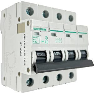 Αυτόματη ασφάλεια 4P C 50A 6kA
