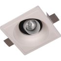 Γύψινο spot ρυθμιζόμενο τετράγωνο 1xGU10 170x170mm