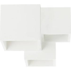 Γύψινο τετράγωνο spot επίτοιχο 3xGU10 240x230mm
