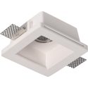 Γύψινο τετράγωνο spot 1xGU10 120x120mm