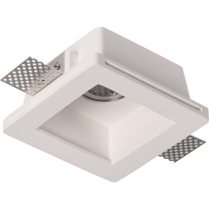 Γύψινο τετράγωνο spot 1xGU10 120x120mm