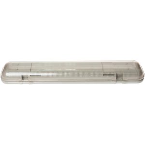 Φωτιστικό LED Τ8 2x0.6m IP65 πλαστικά clips