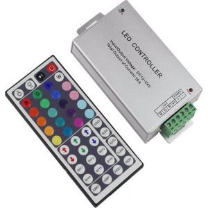 Infrared aluminium shell 44-key RGB controller 12V/216W-24V/432W