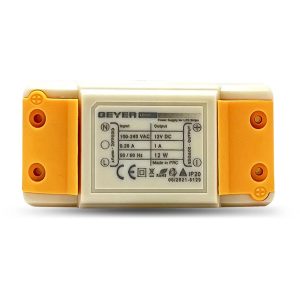 Τροφοδοτικό 12W 12V DC 1A IP40 GEYER LD12P
