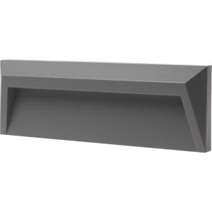Απλίκα LED 1.6W 3000K 140lm 230x80 IP54 ασημί