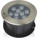 Φωτιστικό LED δαπέδου 9W 3000K 540lm IP68 Φ140mm
