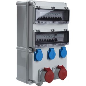 Πίνακας εργοταξιακός Compact 3Φ 3 σούκο και 2x 5x16A