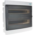 Πίνακας χωνευτός Άθως 2x18M διάφανη πόρτα IP40