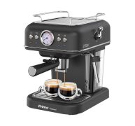 Μηχανή Καφέ Espresso PREM-40444 Primo Eco 20Bar 3σε1 Αναλογικό καντράν θερμοκρασίας Μαύρη-Chrome