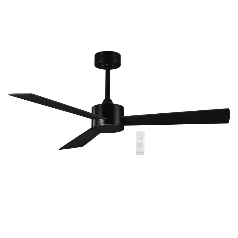 Ανεμιστήρας Οροφής 52” 132CM PRCF-80618 Primo Μαύρος 3Φτερά Με Τηλεχειριστήριο