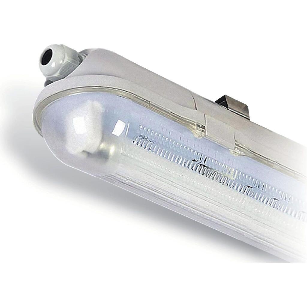 Φωτιστικό LED Τ8 1x 0.6m IP65 πλαστικά clips